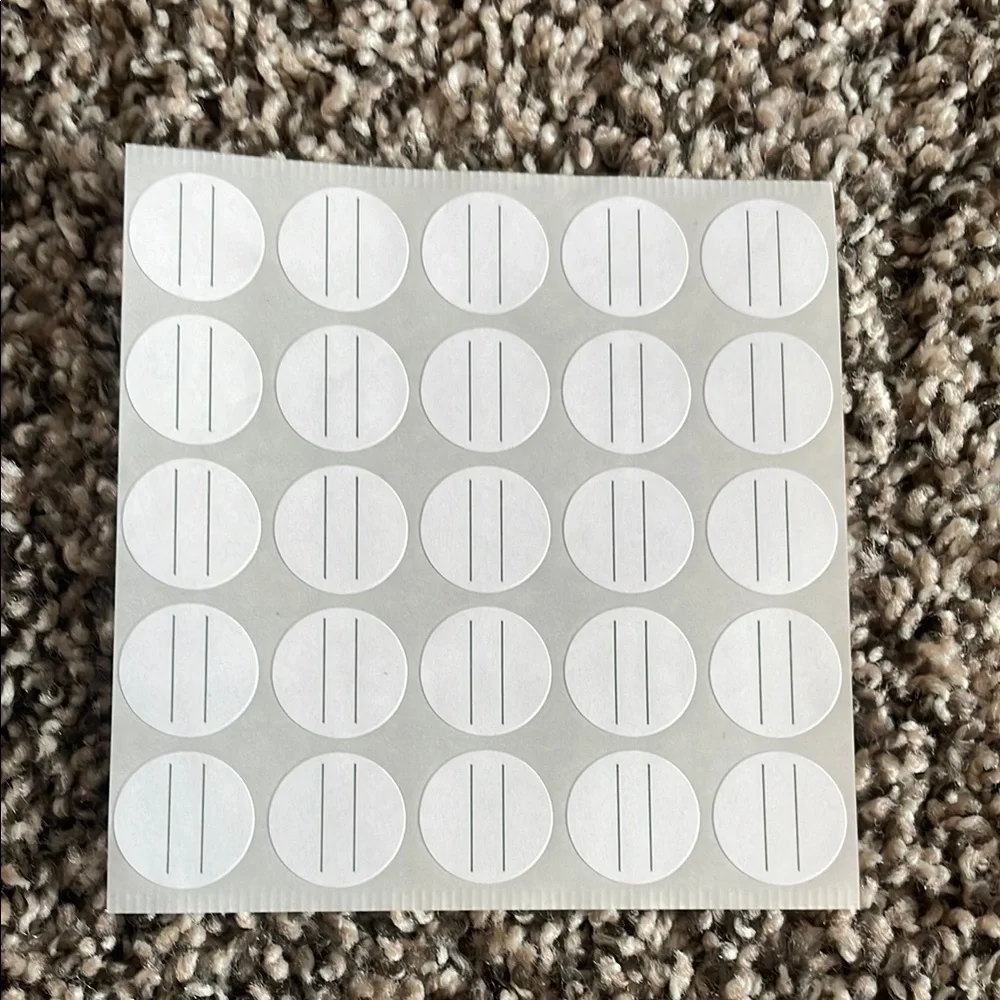 Clinique 25 Empty White Makeup Containers with Lids